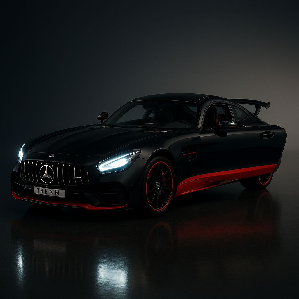 Mercedes-Benz AMG GTR 1:24 Diecast Alloy Metal Car Model – Red
