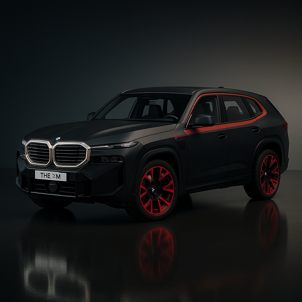 BMW XM 1:24 Diecast Alloy Metal Car Model – Black Collectible