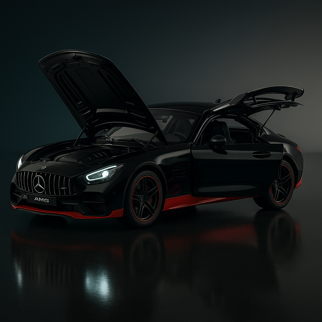 Mercedes-Benz AMG GTR 1:24 Diecast Alloy Metal Car Model – Red
