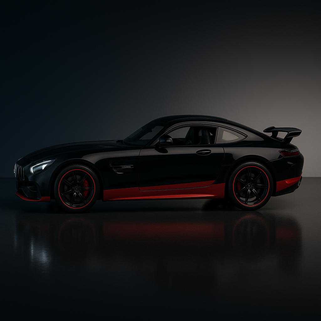 Mercedes-Benz AMG GTR 1:24 Diecast Alloy Metal Car Model – Red